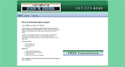 Desktop Screenshot of johnfisherattorney.com